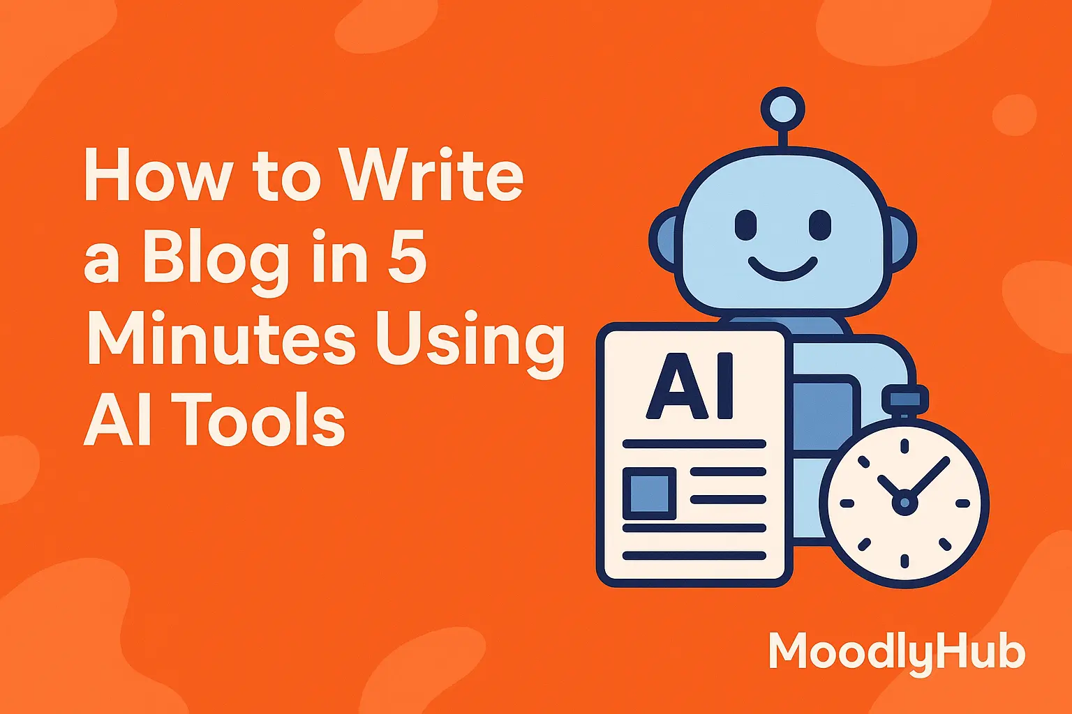 How to Write a Blog in 5 Minutes Using AI Tools
